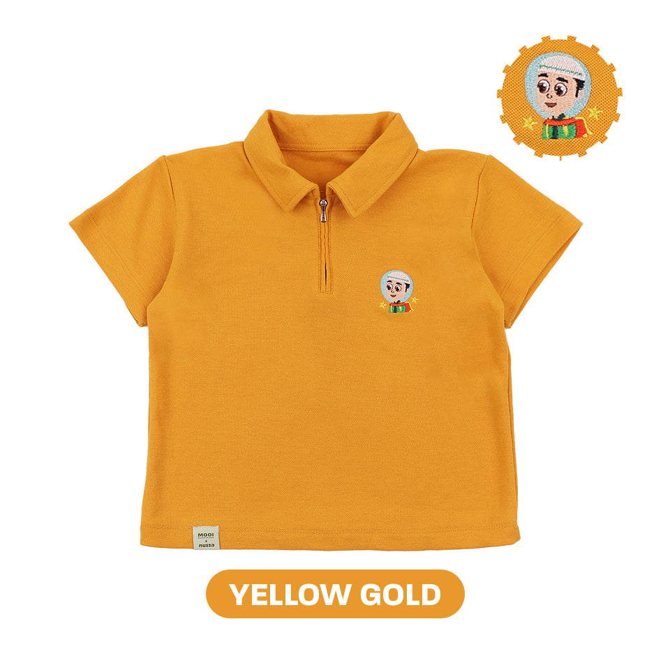 Mooi x Nussa Kemeja Anak Laki-Laki Nussa Polo Shirt
