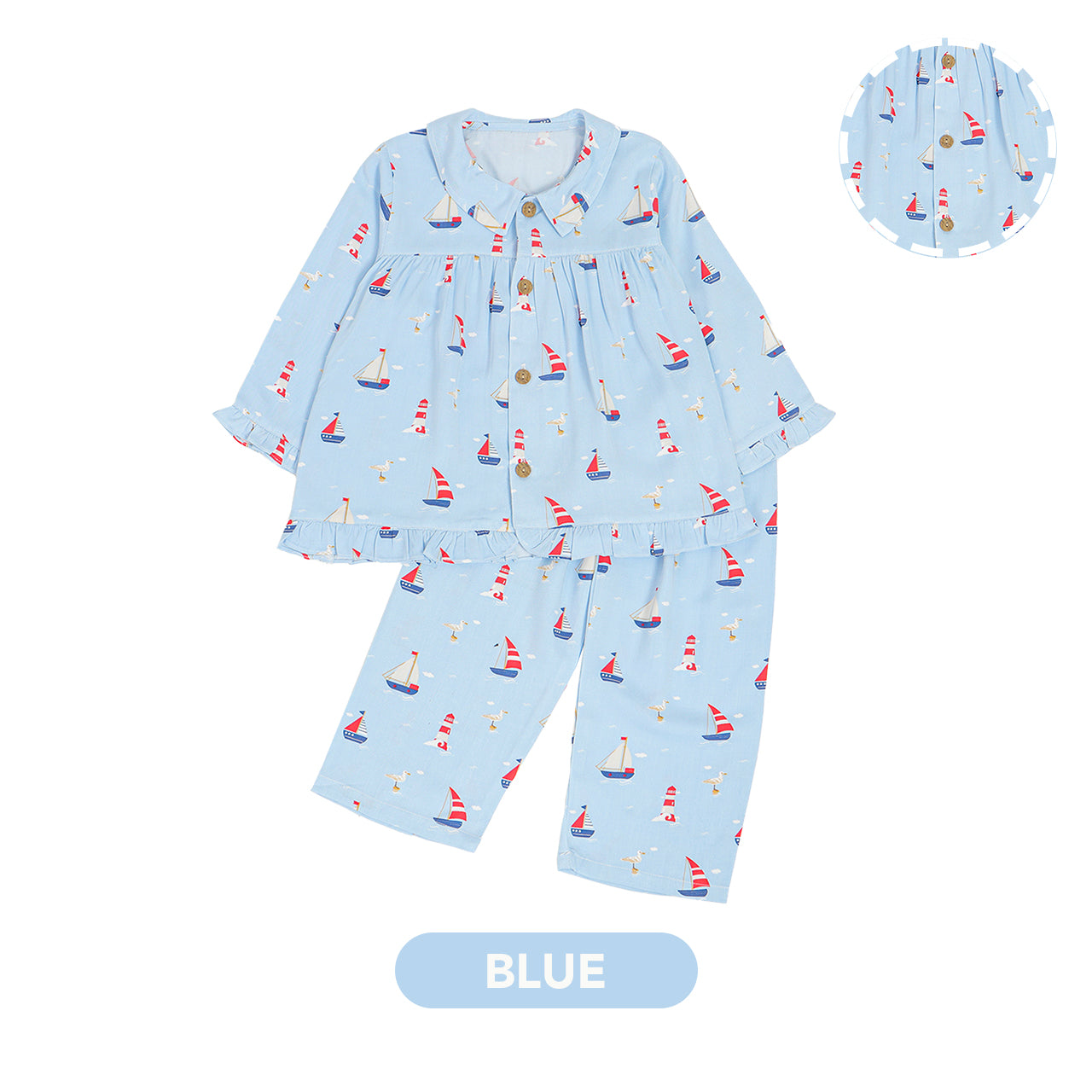 Mooi Piyama Panjang Anak Baju Tidur Cheryl Anak Long Pajamas Kids