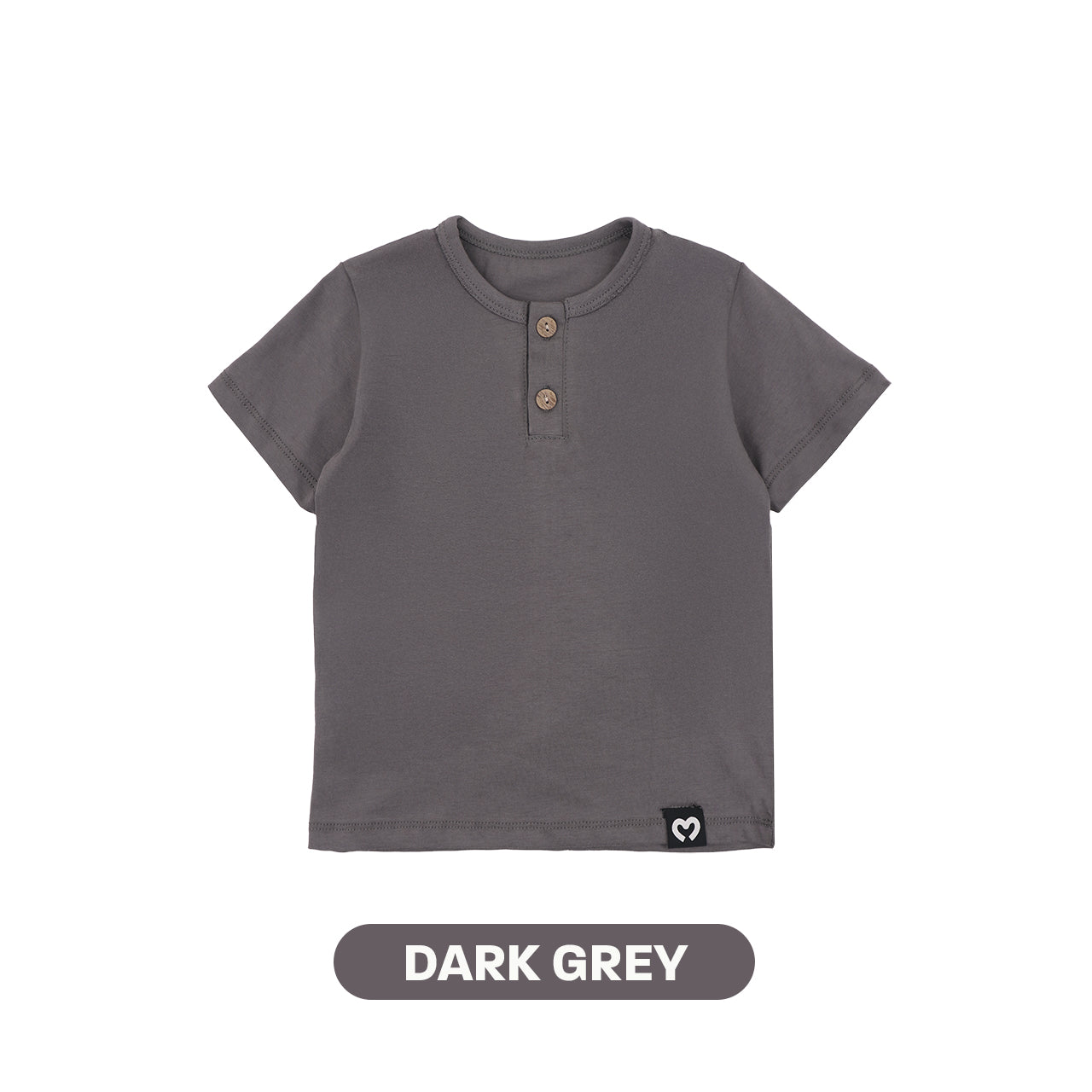 Mooi Kaos Anak Laki-Laki Comfy Button Tshirt