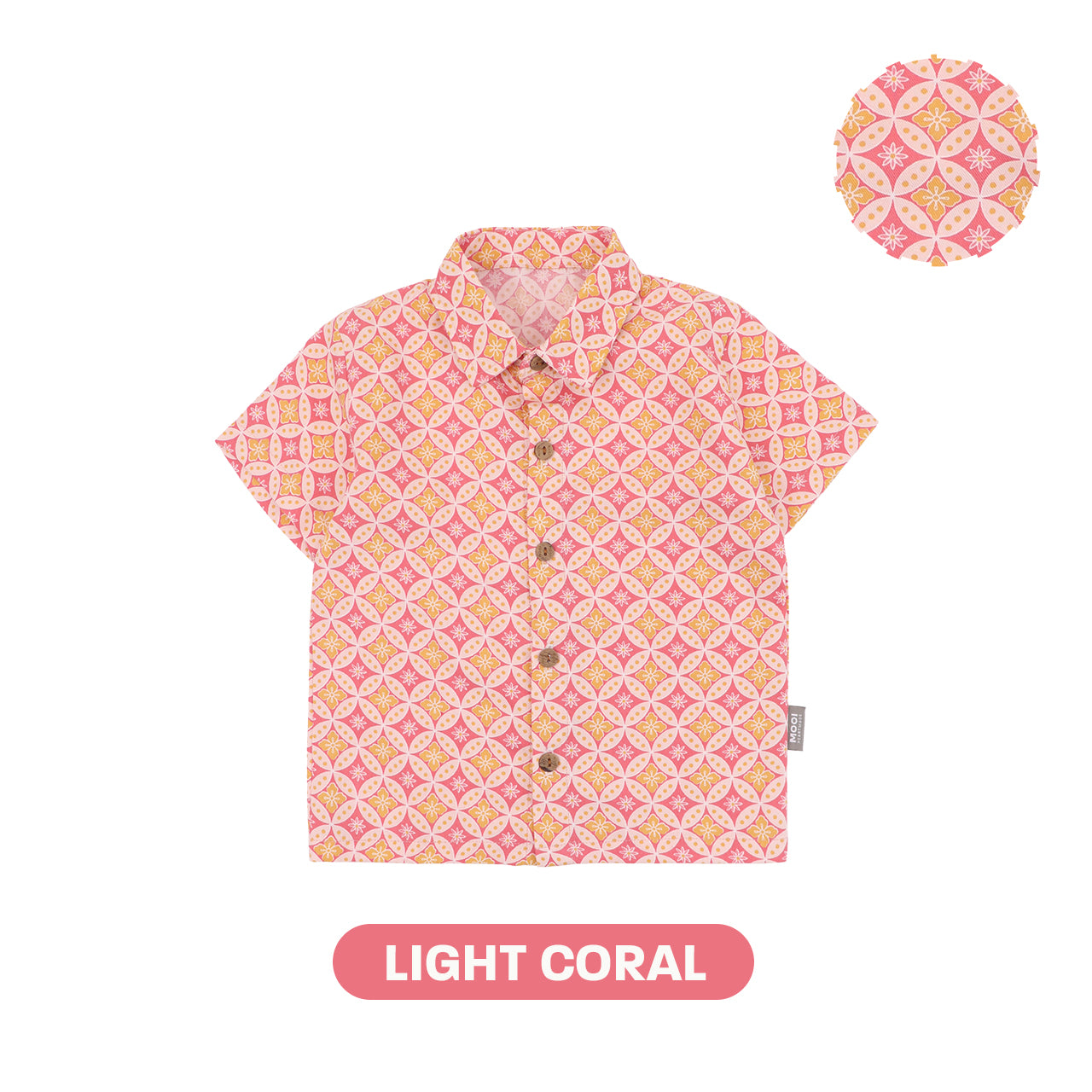 Mooi Atasan Batik Kemeja Anak Laki-Laki Mahagra Batik Shirt