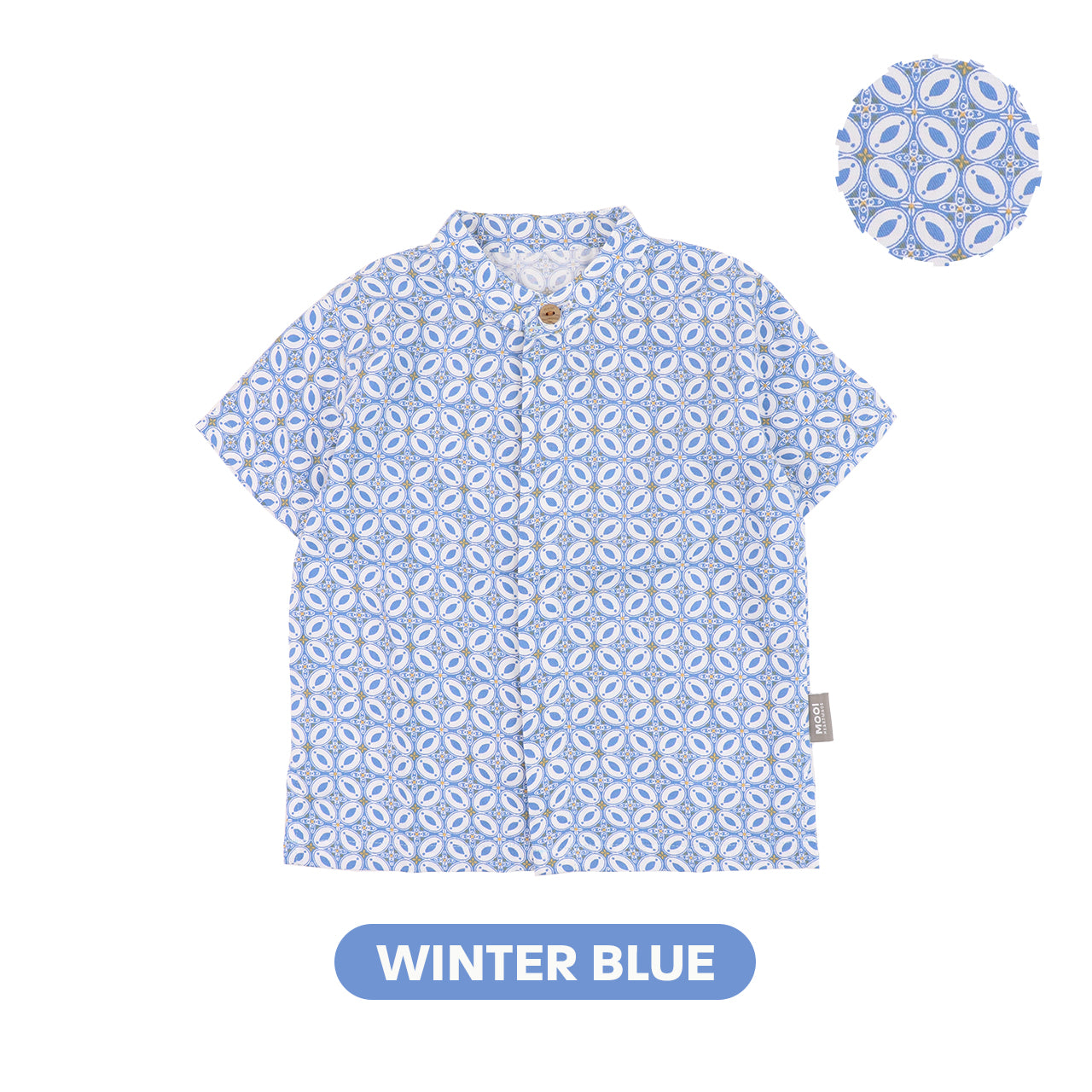 Mooi Atasan Batik Kemeja Anak Laki-Laki Zayyan Batik Shirt