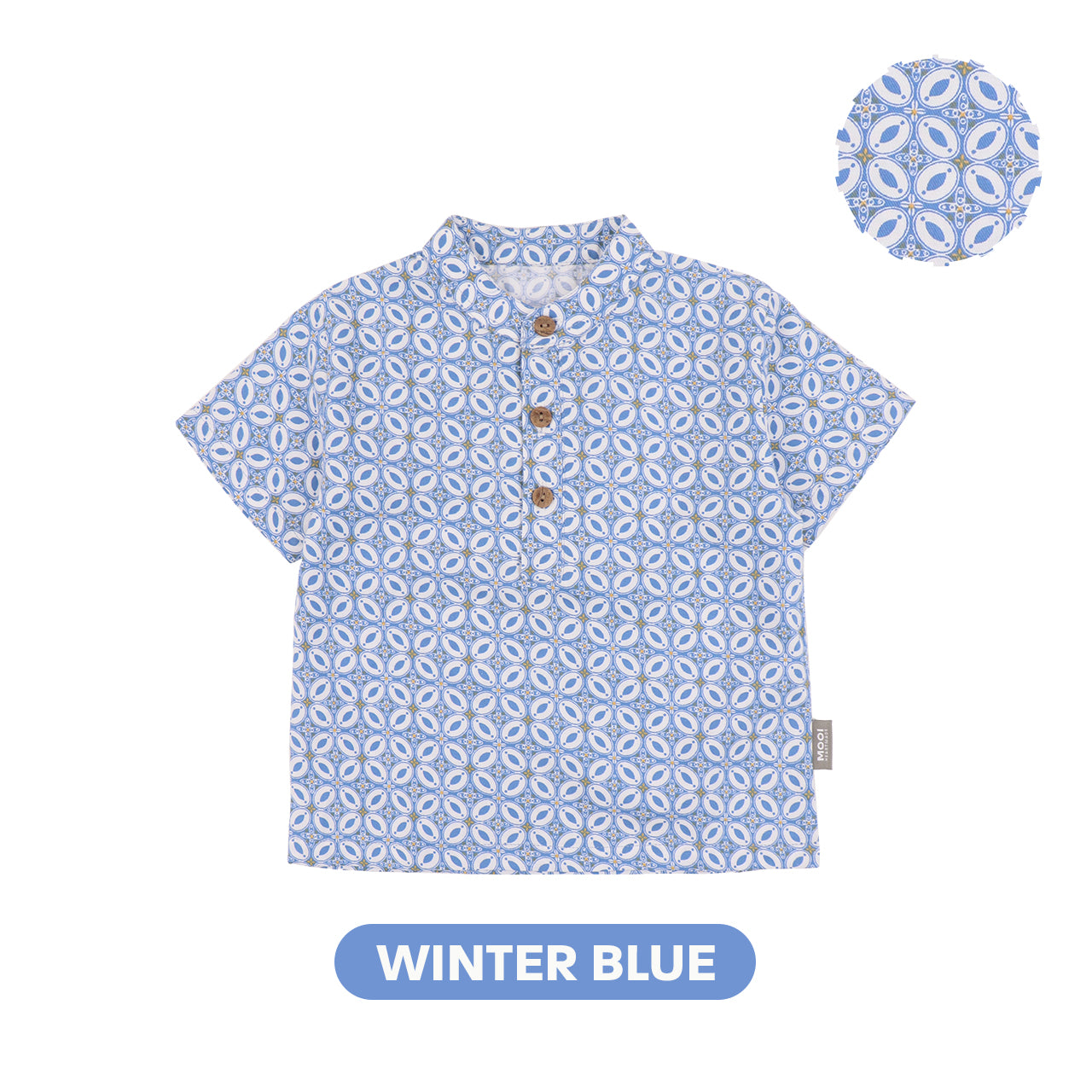 Mooi Atasan Batik Kemeja Anak Laki-Laki Akandra Batik Shirt