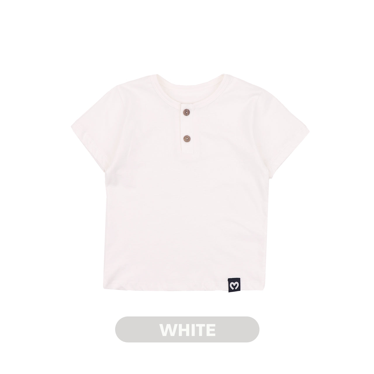 Mooi Kaos Anak Laki-Laki Comfy Button Tshirt