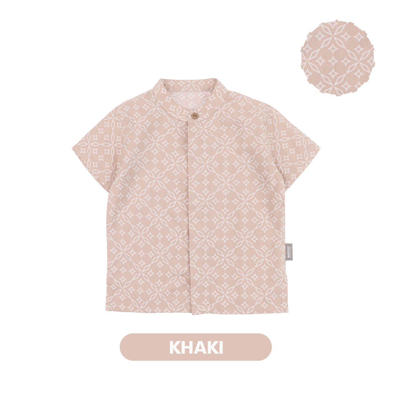Mooi Atasan Batik Kemeja Anak Laki-Laki Zayyan Batik Shirt