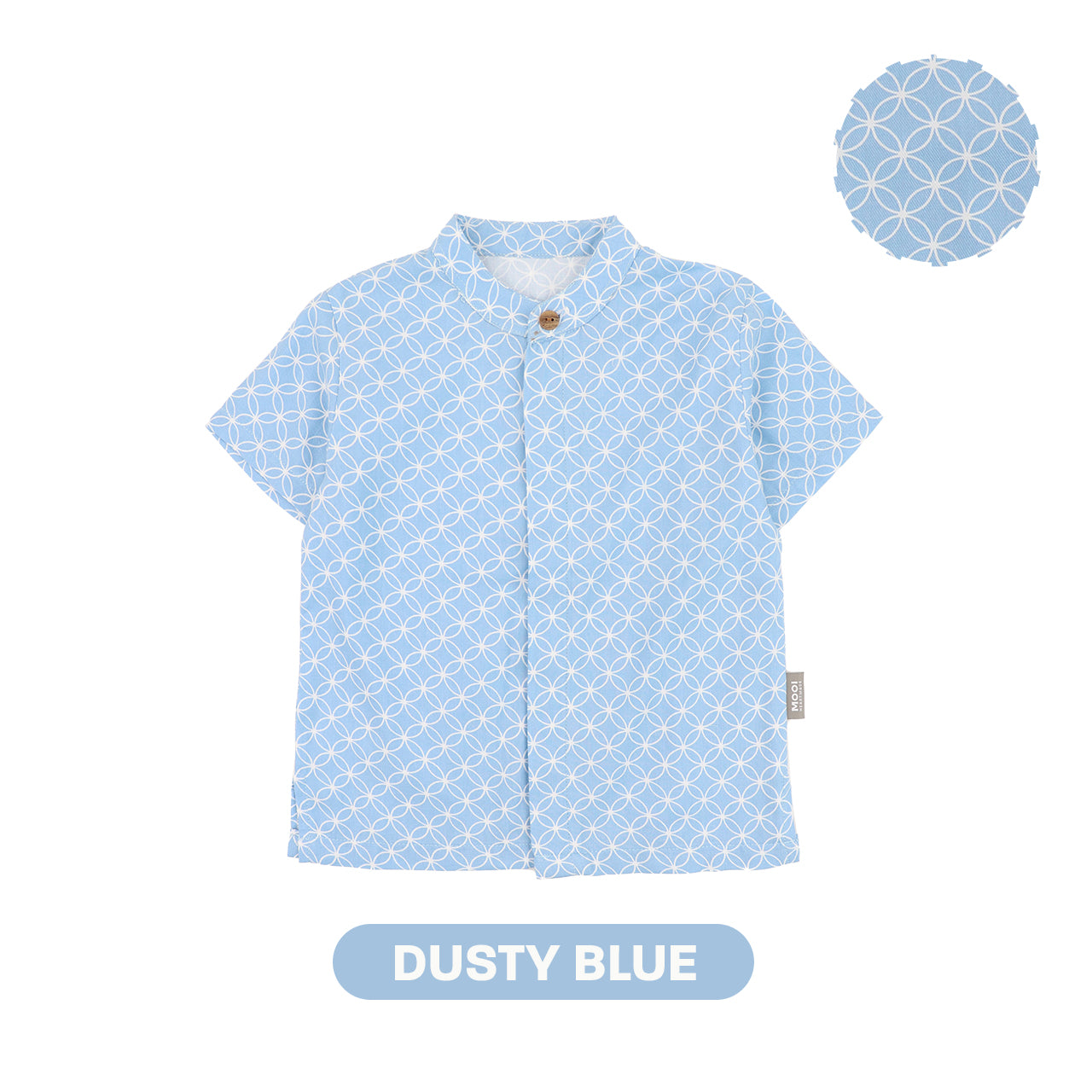 Mooi Atasan Batik Kemeja Anak Laki-Laki Zayyan Batik Shirt