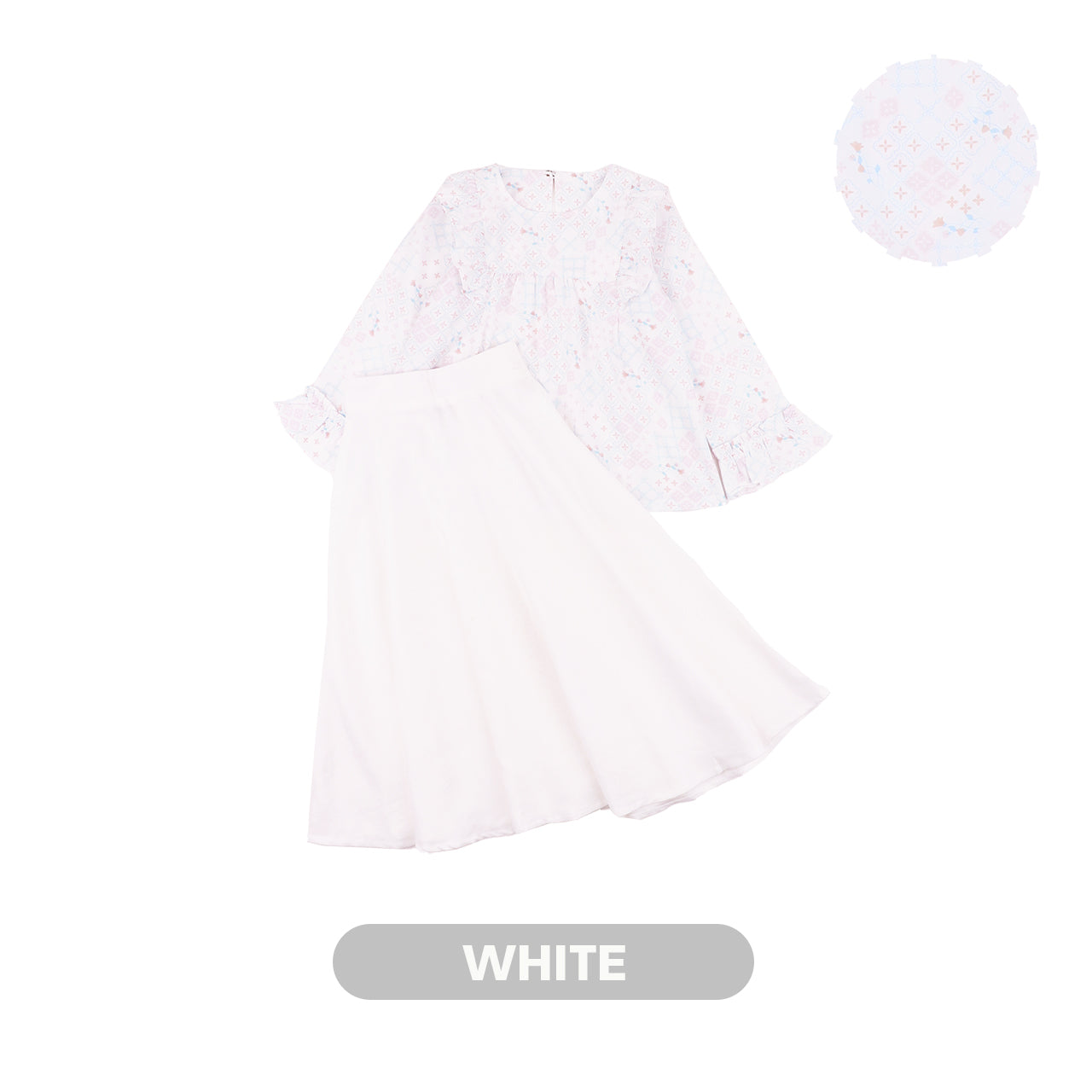 Mooi Setelan Anak Perempuan Raya Collection Nayra Tunik Set Zeina Series