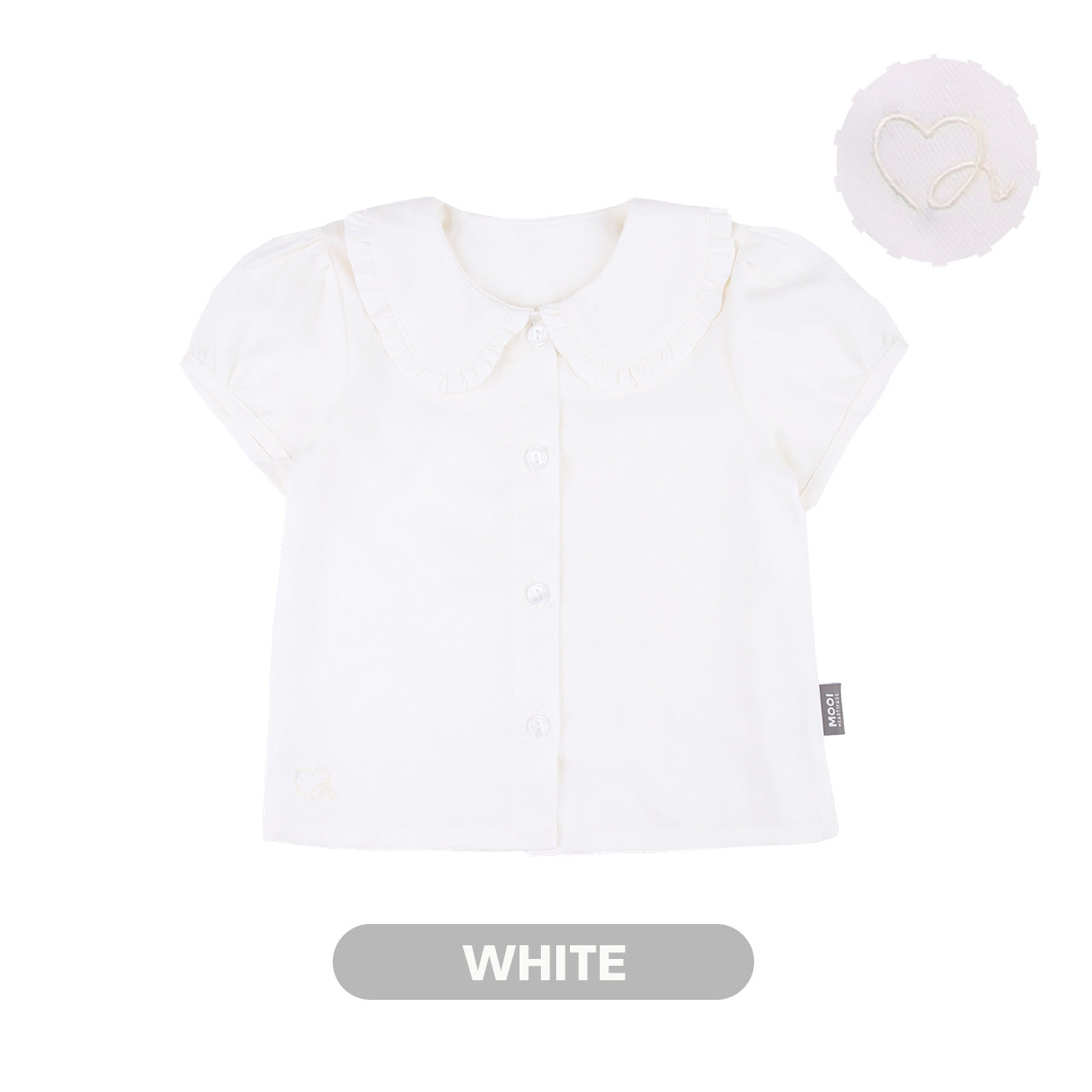 Mooi Atasan Anak Perempuan Charlotte Puff Shirt