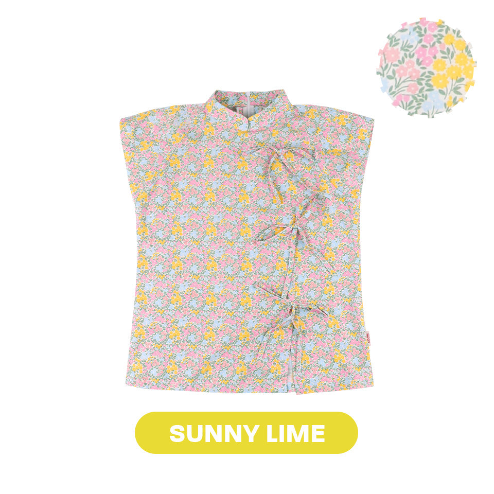 Mooi Atasan Dewasa Perempuan Lunar Collectin Orchid Cheongsam Top Adult