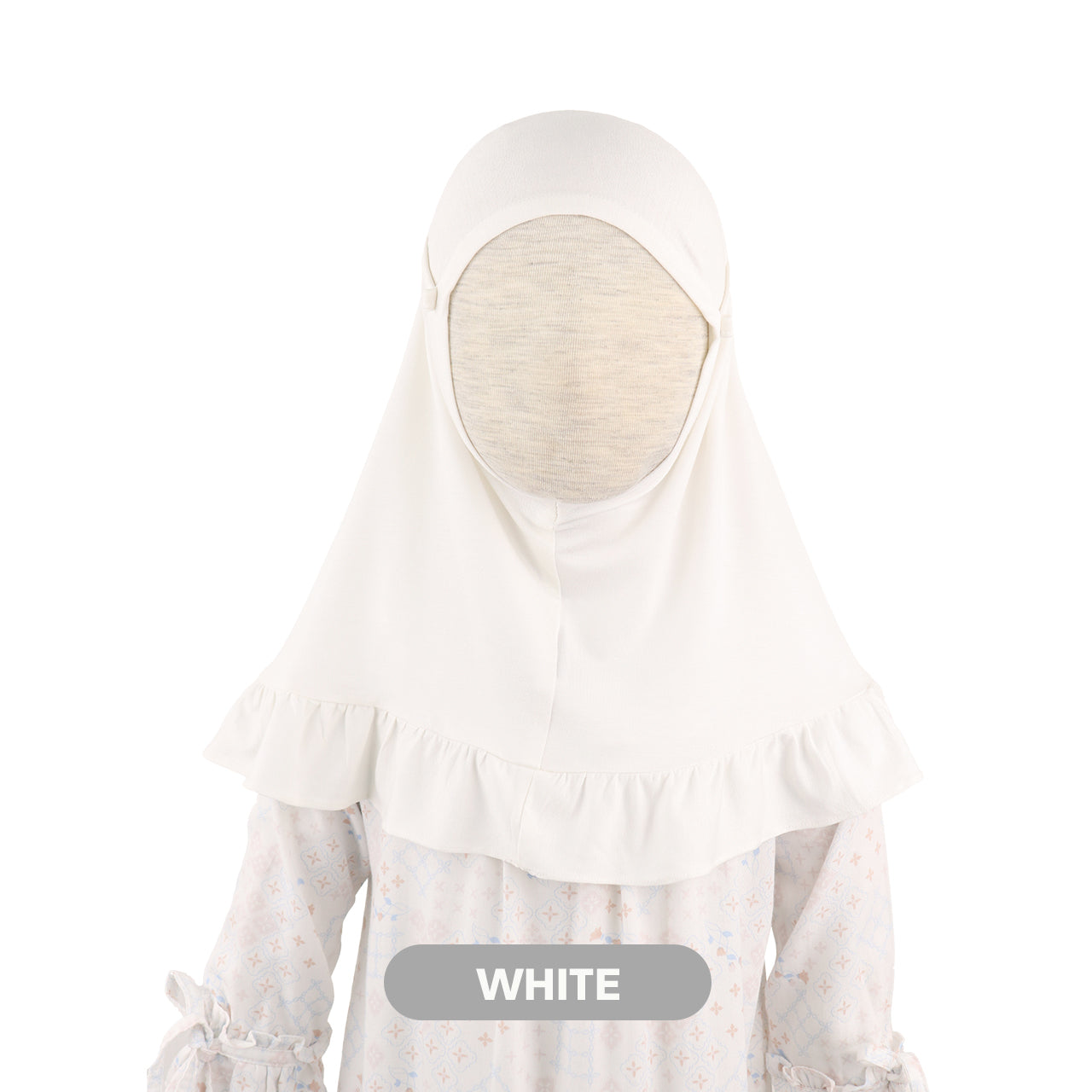 Mooi Hijab Ruffle Instant Anak Jilbab Anak Perempuan Nada Hijab