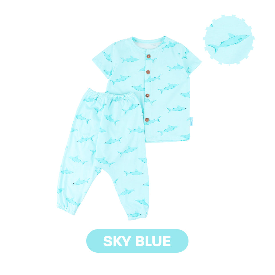 Mooi X Dinda Puspitasari Setelan Bayi Ollie Long Button Set