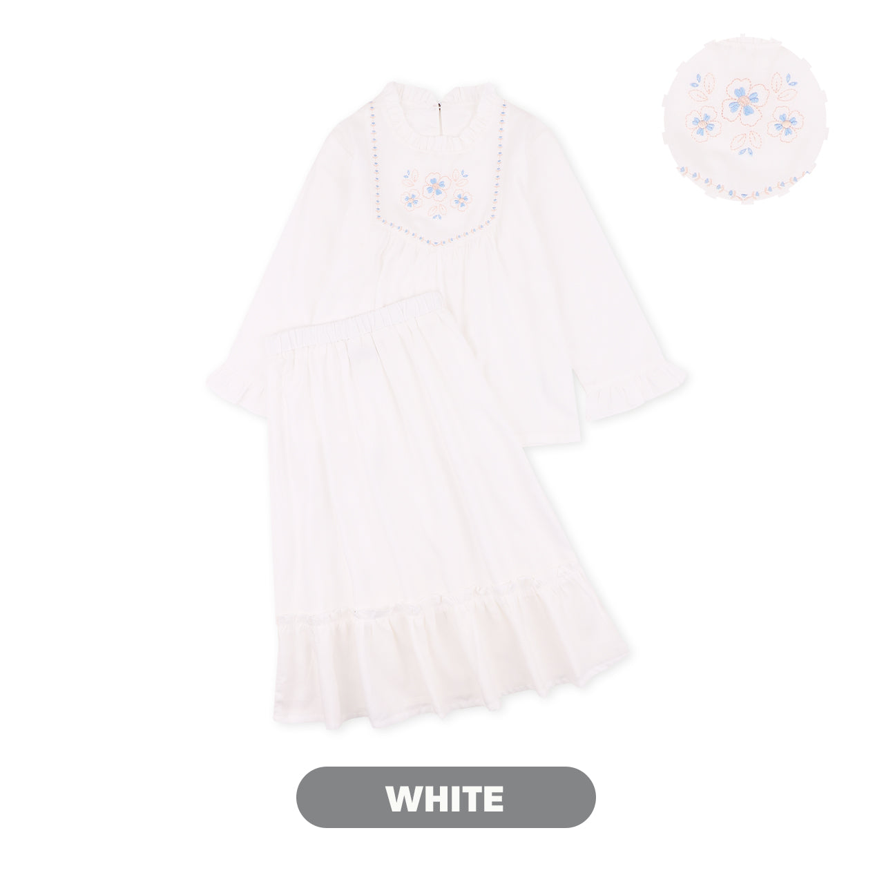 Mooi Setelan Anak Perempuan Raya Collection Hamnah Tunik Set Basic Series 2026