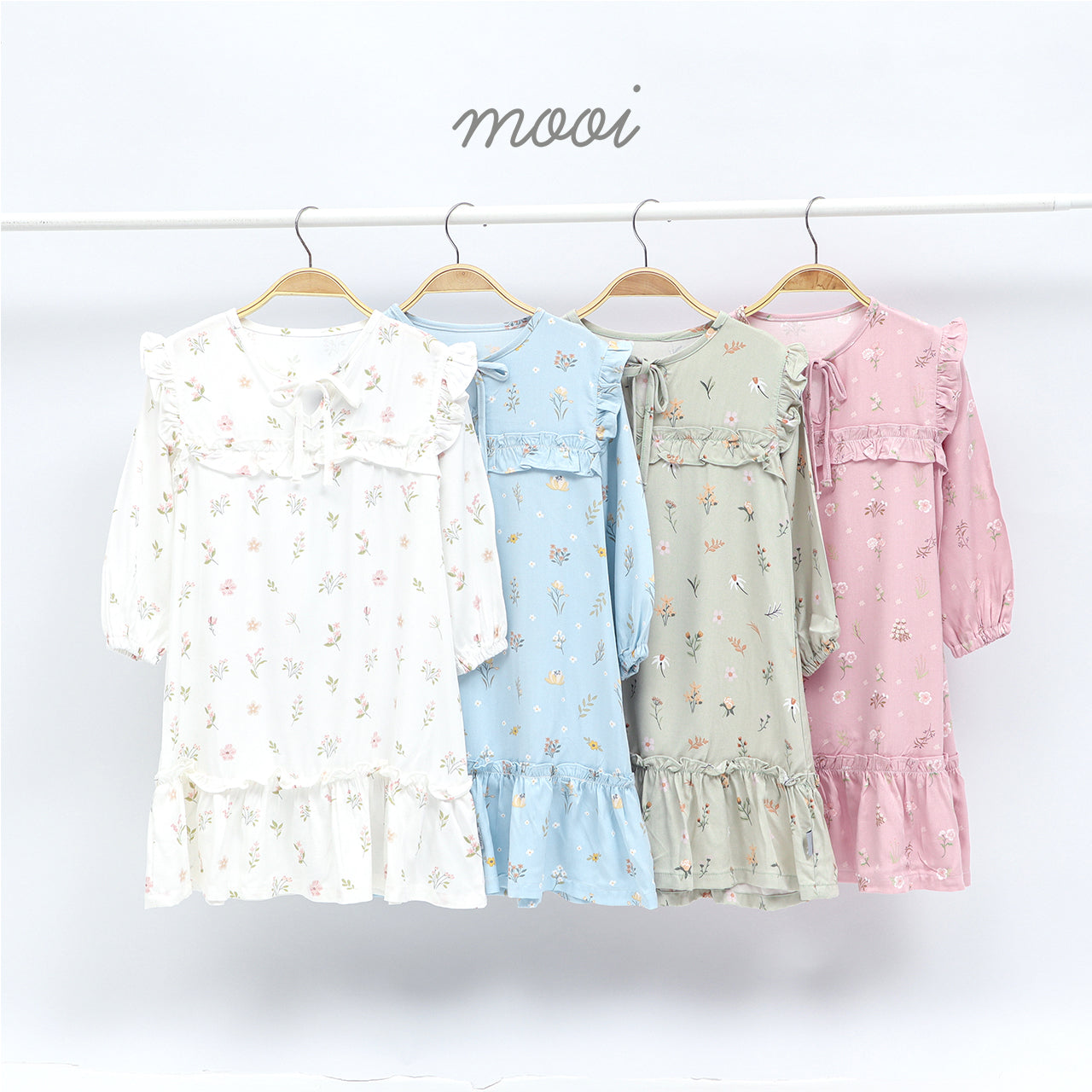 Mooi Dress Anak Perempuan Naya Ruffle Dress