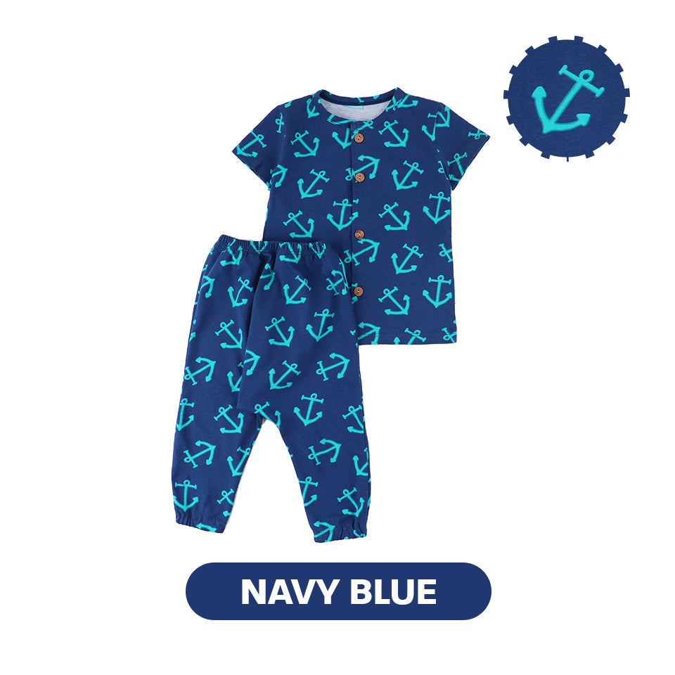 Mooi X Dinda Puspitasari Setelan Bayi Ollie Long Button Set