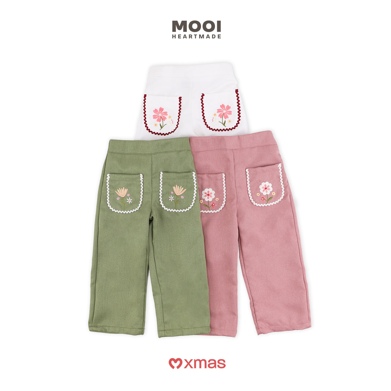 Mooi Celana Panjang Anak Perempuan Christmas Collection Maggy Pants