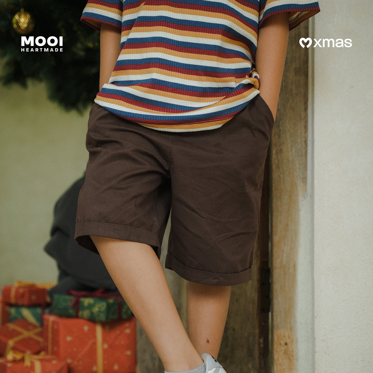 Mooi Celana Pendek Anak Laki-laki Christmas Collection Mateo Short Pants