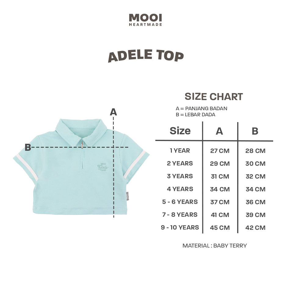 Mooi Atasan Anak Perempuan Adele Top