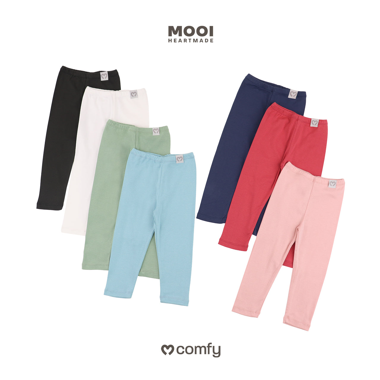 Mooi Legging Anak Polos Baby Legging Comfy Basic Legging