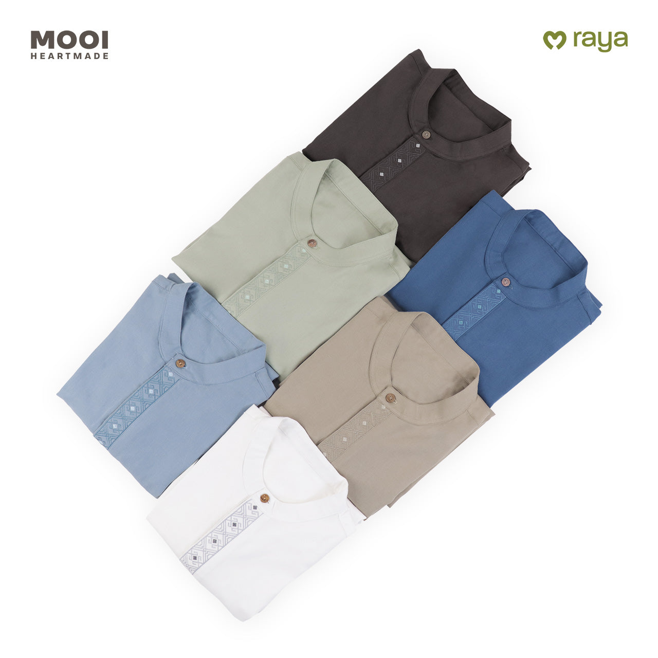 Mooi Atasan Pria Kemeja Pria Raya Collection Naqa Koko