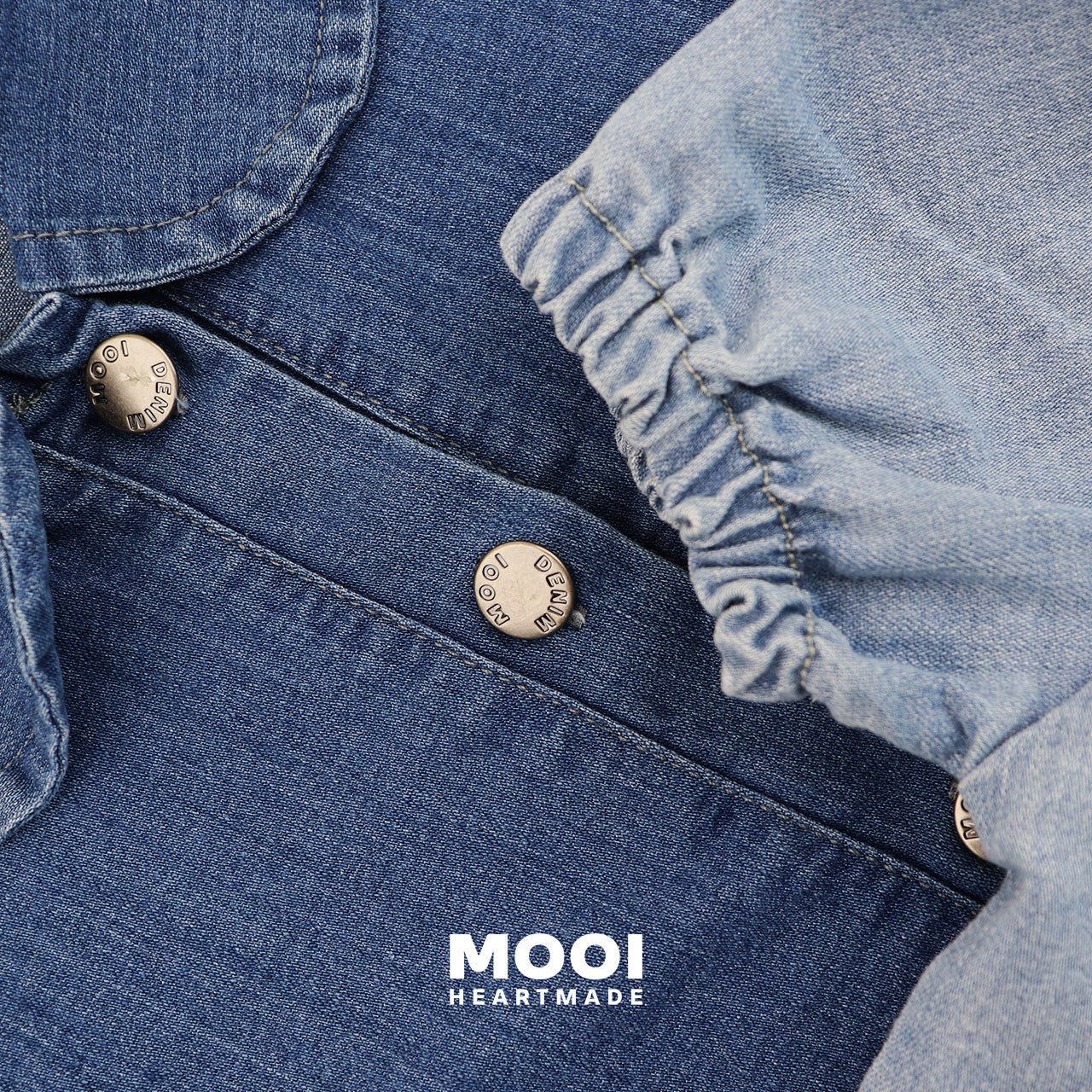 Mooi Kemeja Jeans Anak Yuki Denim Top