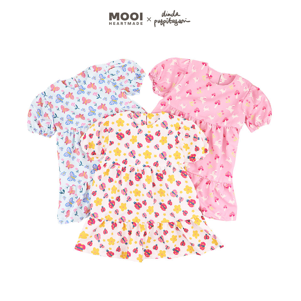 Mooi X Dinda Puspitasari Dress Anak Perempuan Audrey Dress