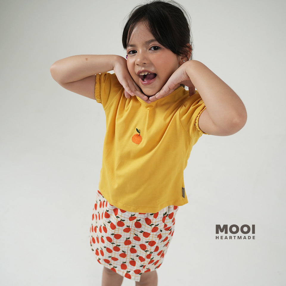 Mooi Setelan Anak Perempuan Alena Skort Set