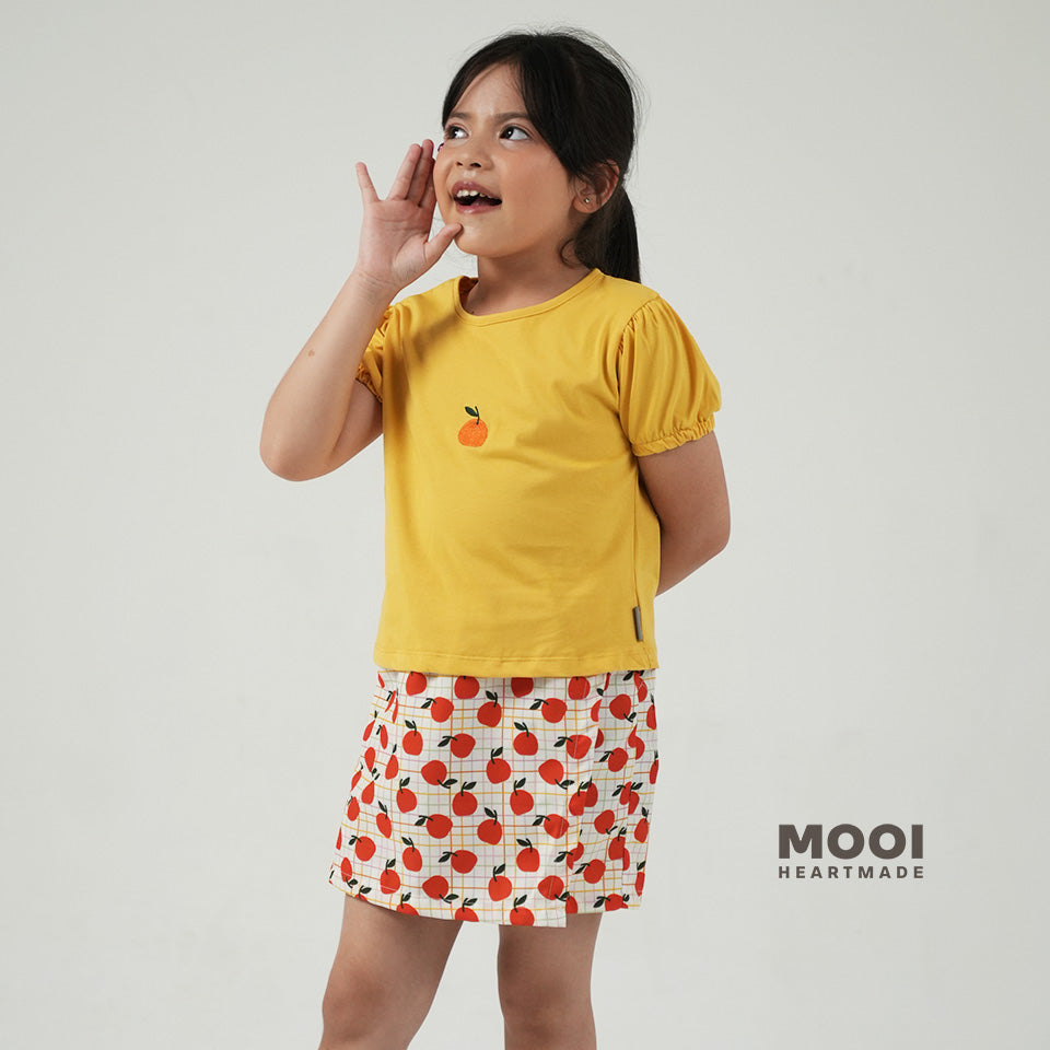 Mooi Setelan Anak Perempuan Alena Skort Set