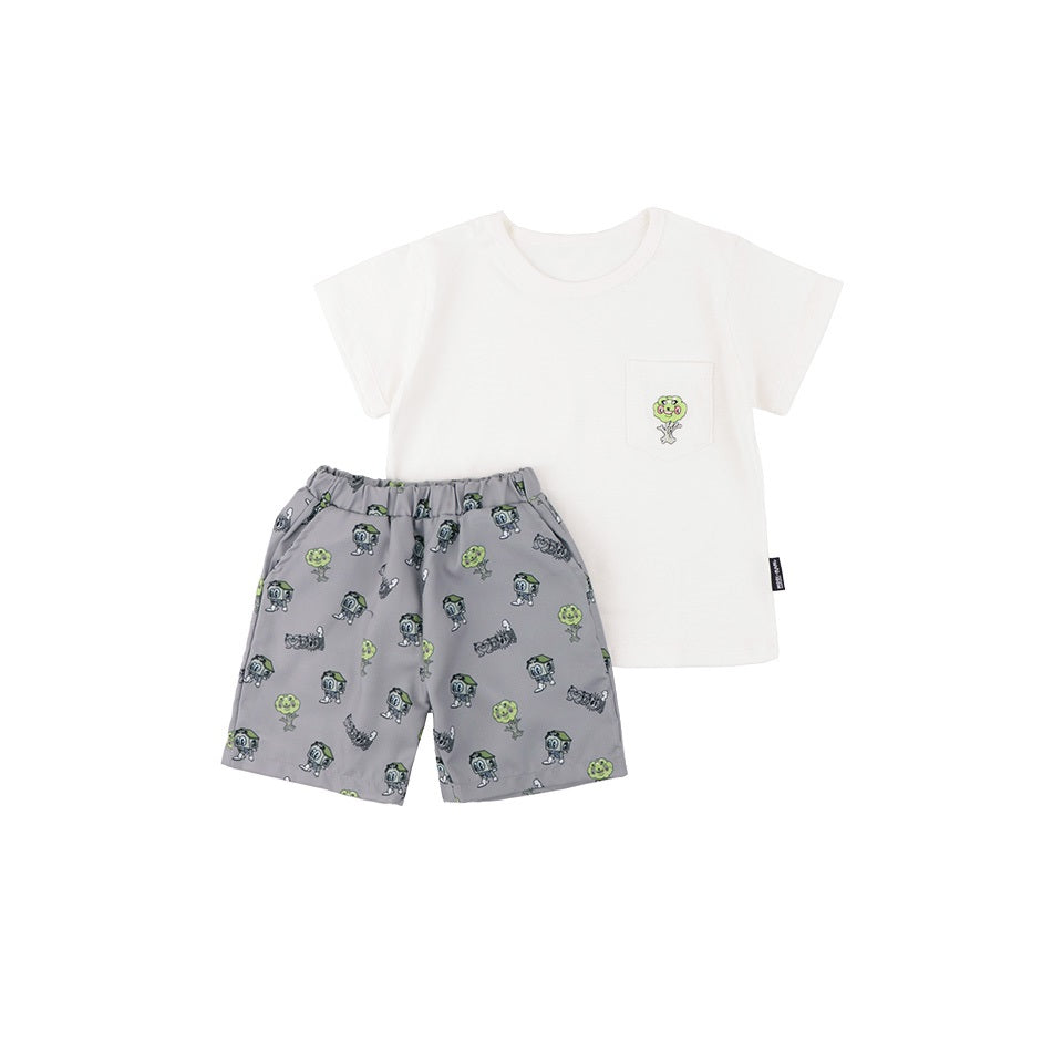 Mooi X Muklay Setelan Anak Pocket Tee Set