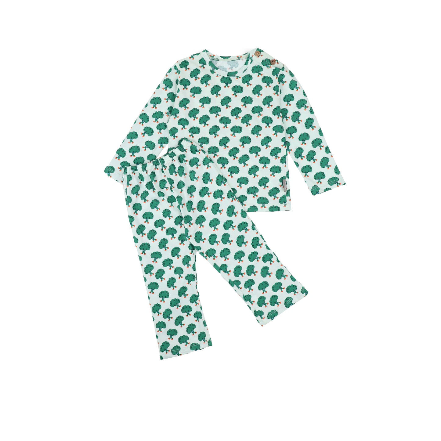 Mooi Setelan Piyama Anak Mikio Pajamas Set Print