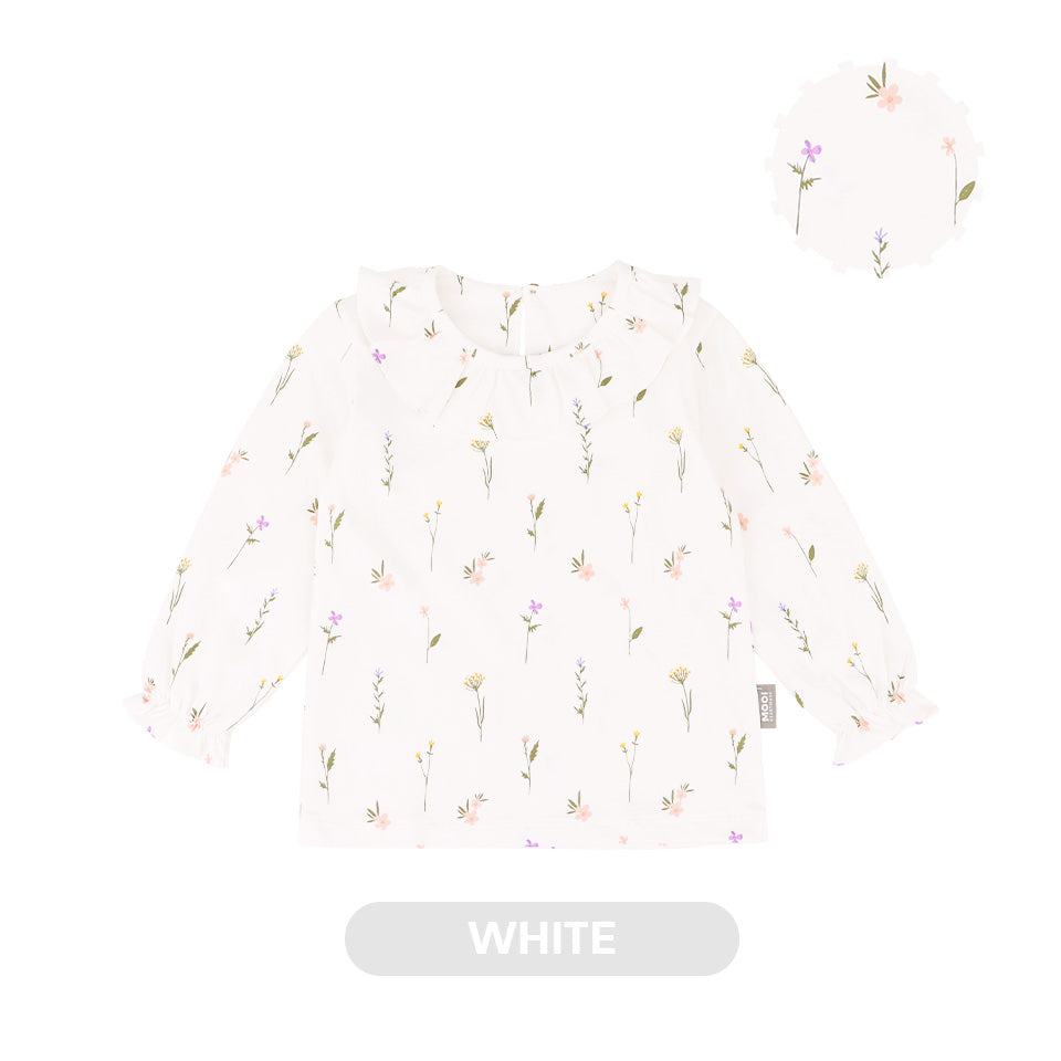 Mooi Atasan Anak Perempuan Erica Ruffle Top