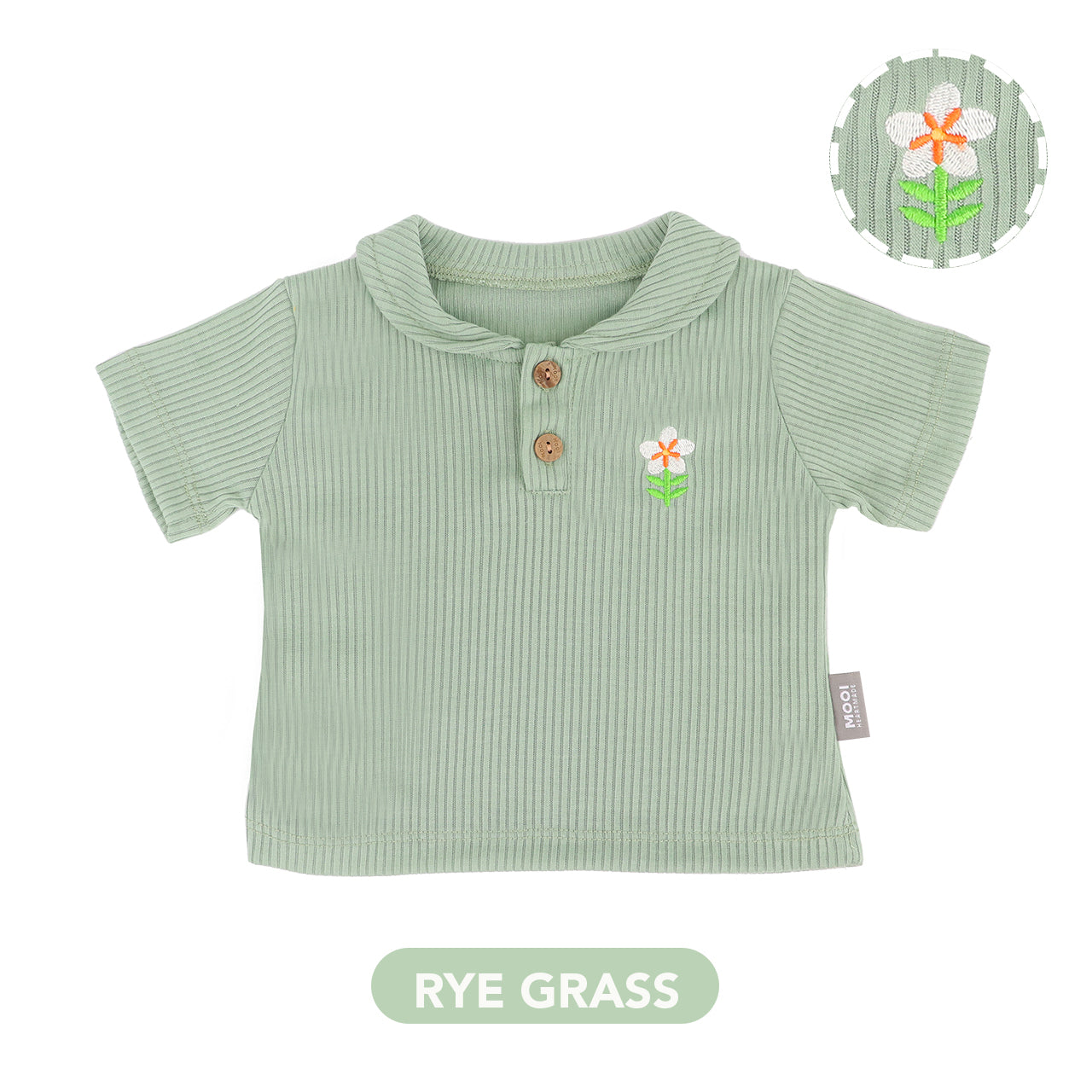 Mooi Atasan Anak Perempuan Laura Rib Top