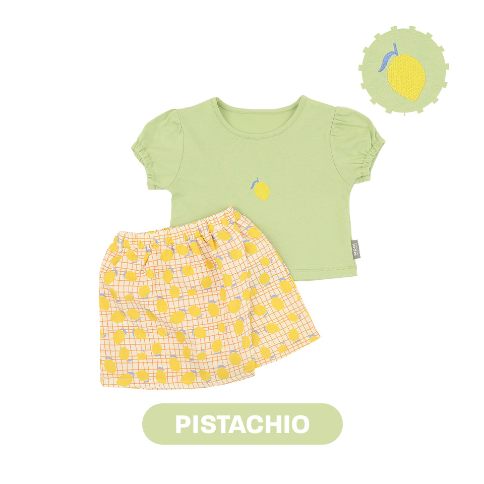 Mooi Setelan Anak Perempuan Alena Skort Set