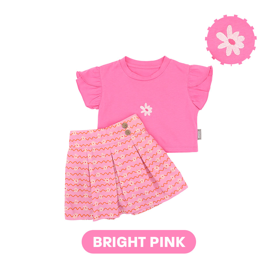 Mooi Setelan Anak Perempuan Ella Skort Set