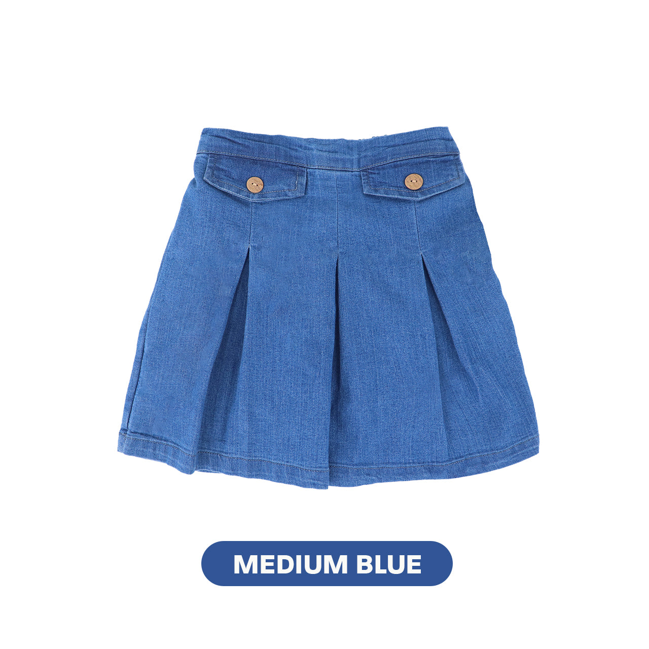 Mooi Rok Celana Skort Jeans Anak Bora Denim Skort