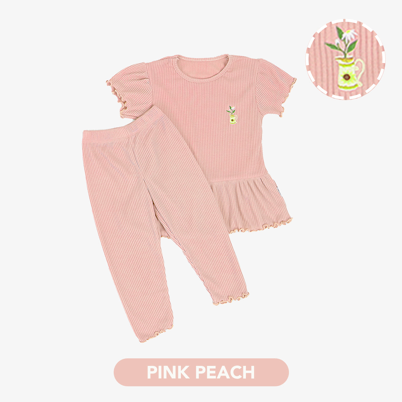 Mooi Setelan Anak Kalia Rib Set