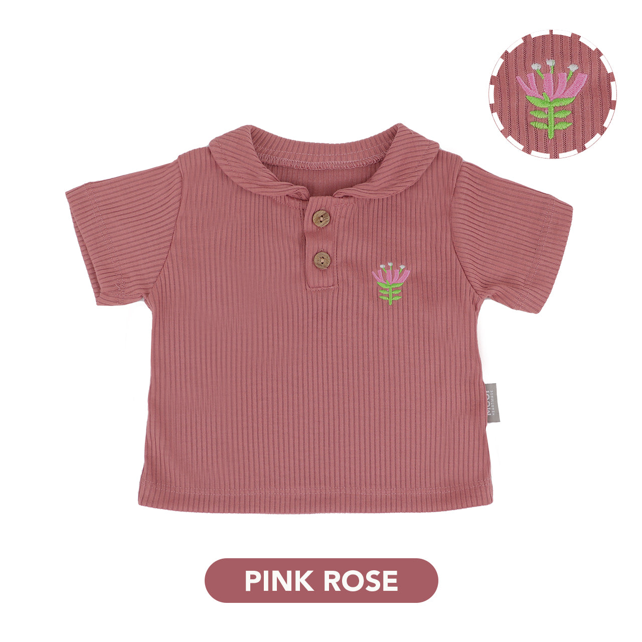 Mooi Atasan Anak Perempuan Laura Rib Top
