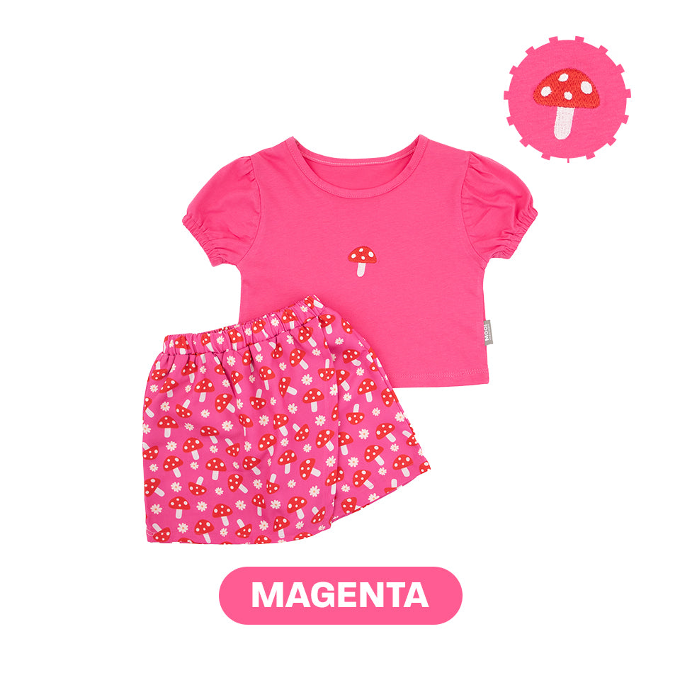 Mooi Setelan Anak Perempuan Alena Skort Set