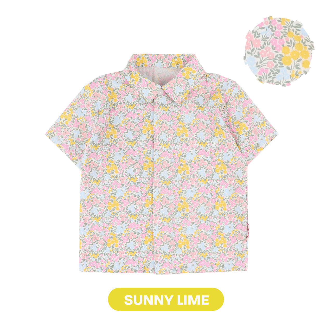 Mooi Kemeja Anak Laki-Laki Lunar Collection Han Collar Shirt