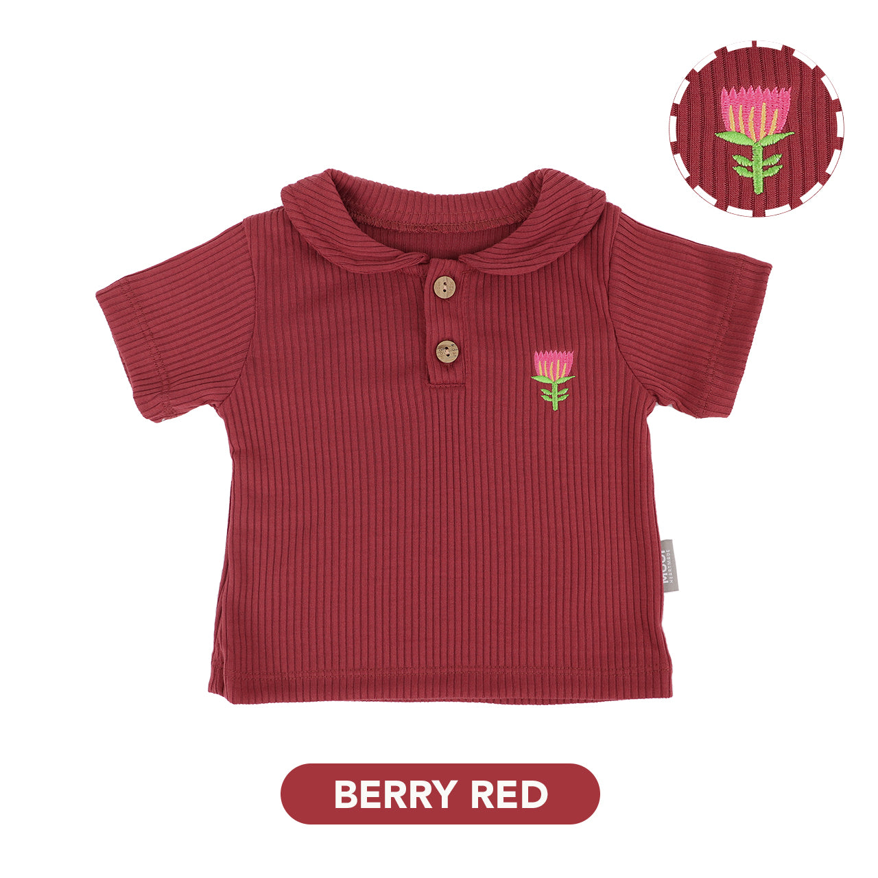 Mooi Atasan Anak Perempuan Laura Rib Top