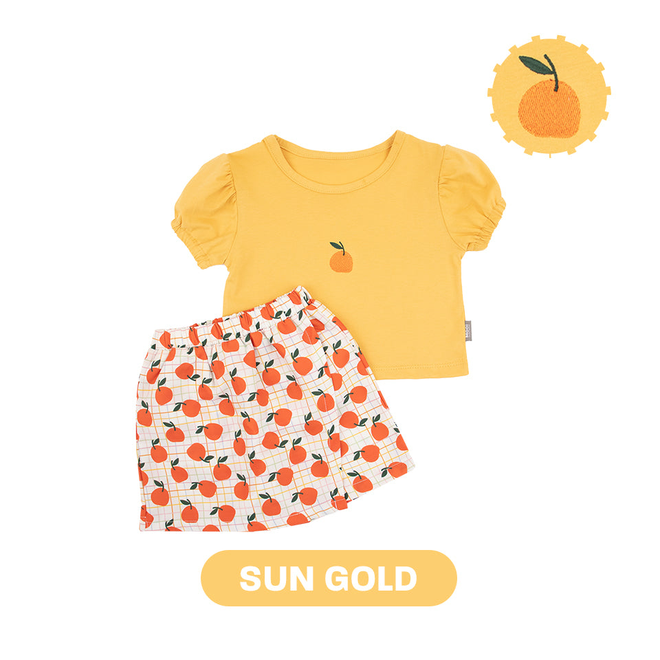 Mooi Setelan Anak Perempuan Alena Skort Set