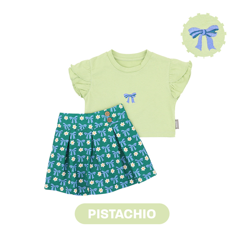 Mooi Setelan Anak Perempuan Ella Skort Set