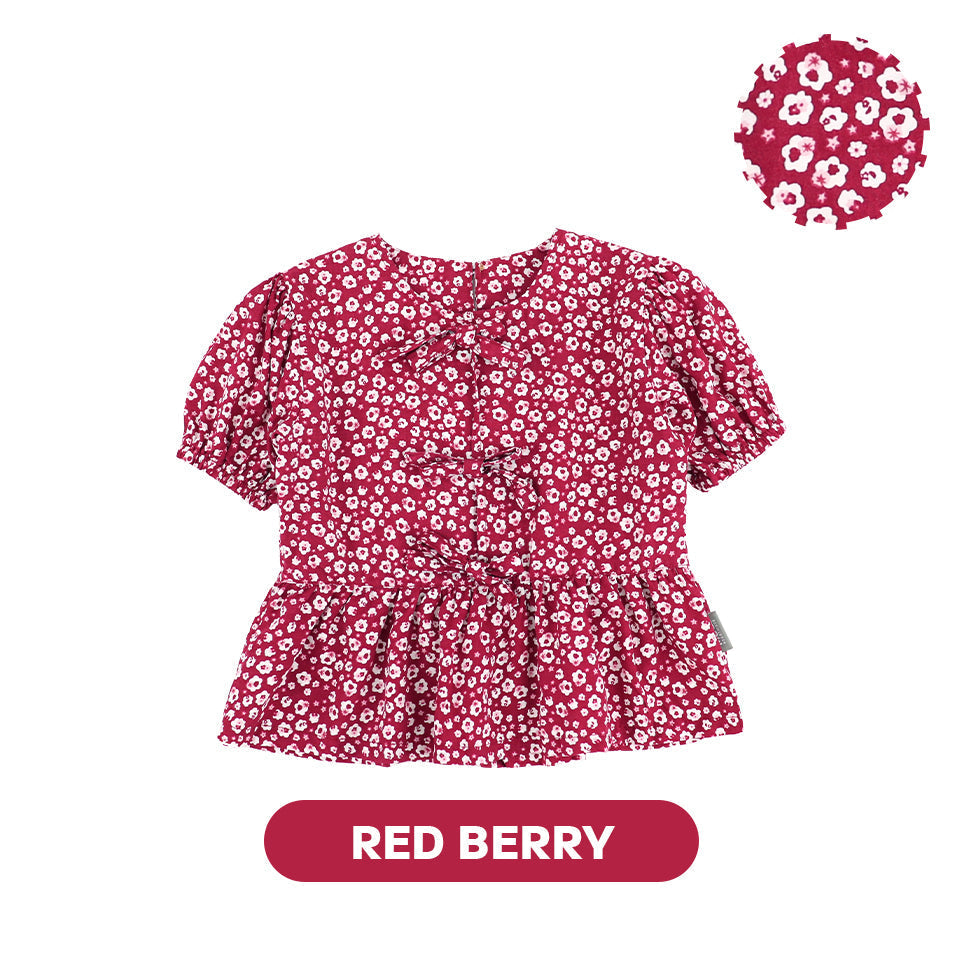 Mooi Atasan Anak Perempuan Christmas Collection Claire Top