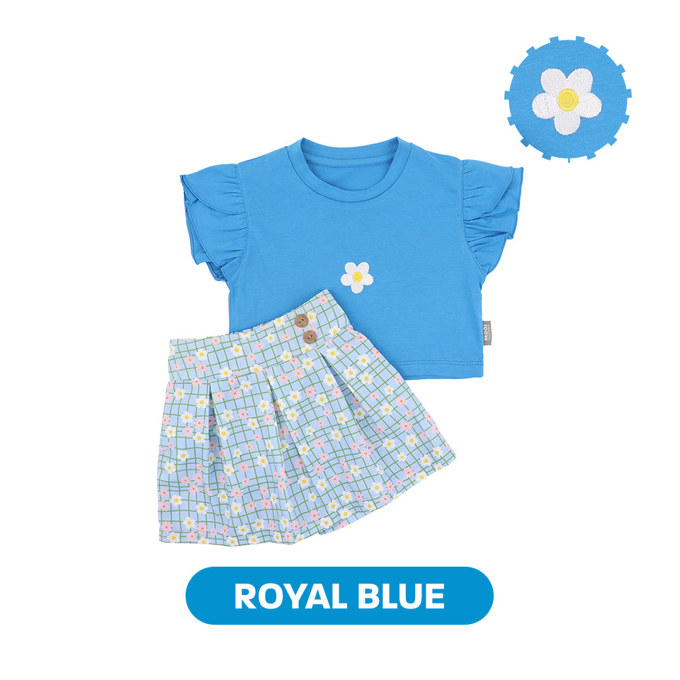 Mooi Setelan Anak Perempuan Ella Skort Set