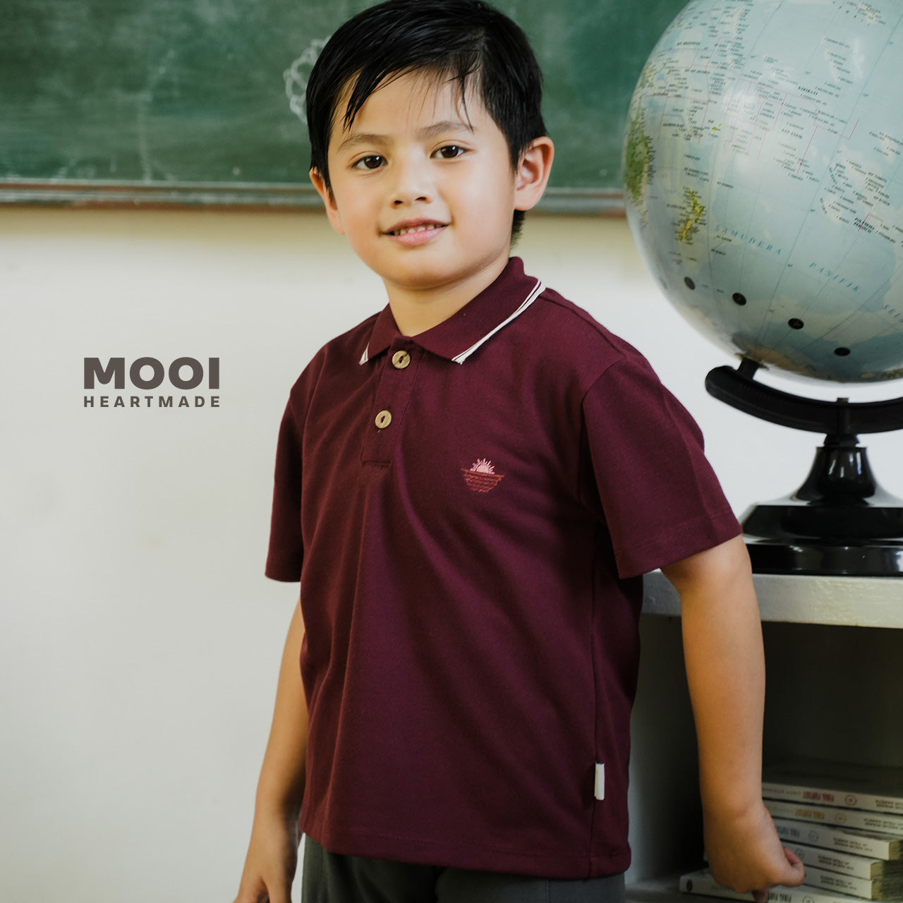 Mooi Kemeja Anak Laki-Laki Polo Shirt