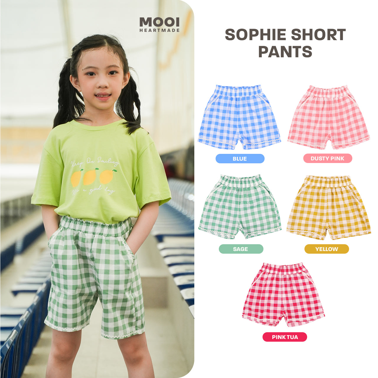 Mooi Celana Pendek Anak Perempuan Sophie Short Pants