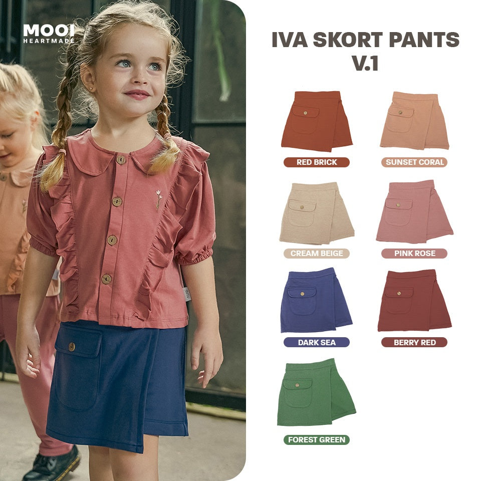 Mooi Rok Celana Skort Anak Perempuan Iva Skort Pants V.1