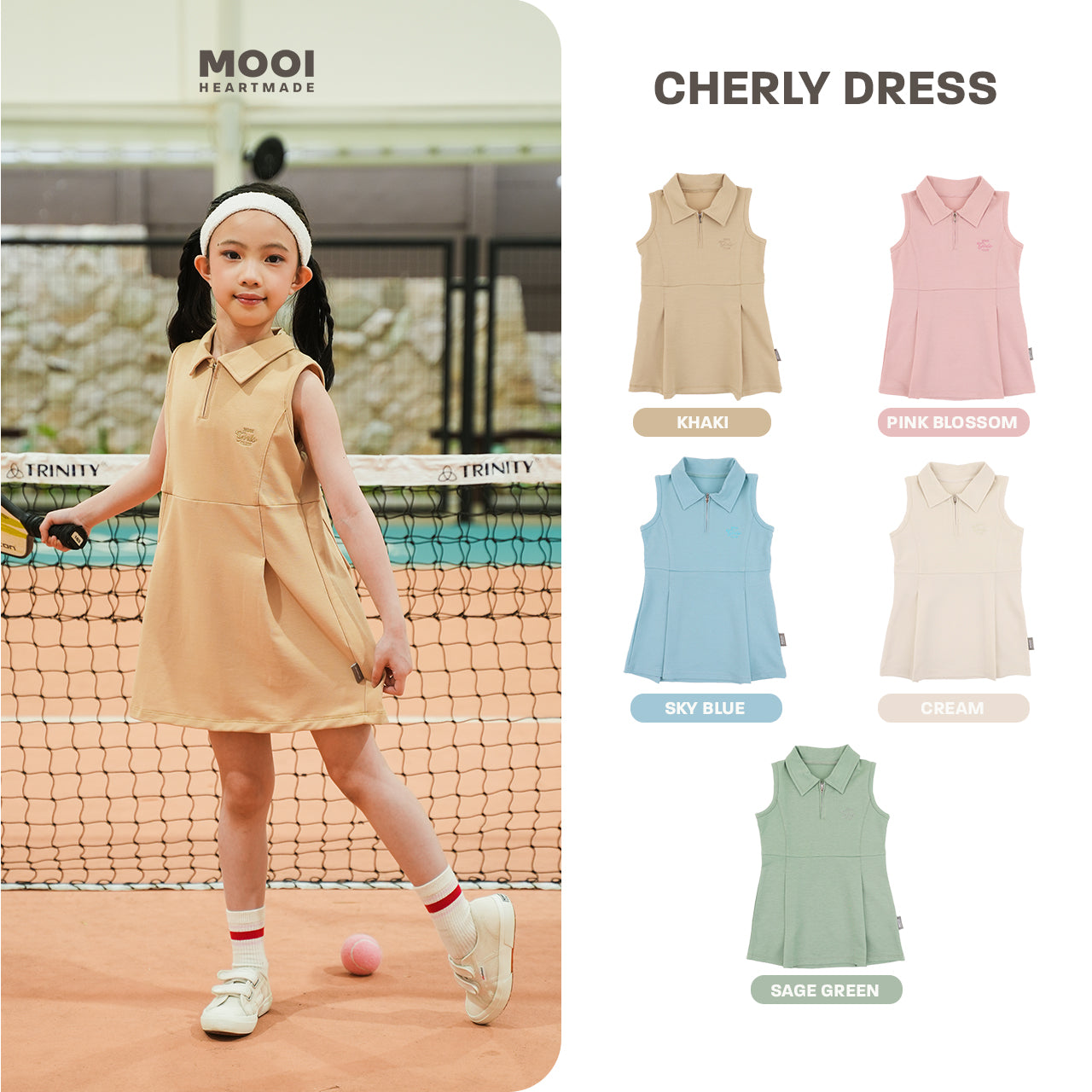 Mooi Dress Anak Perempuan Cherly Dress
