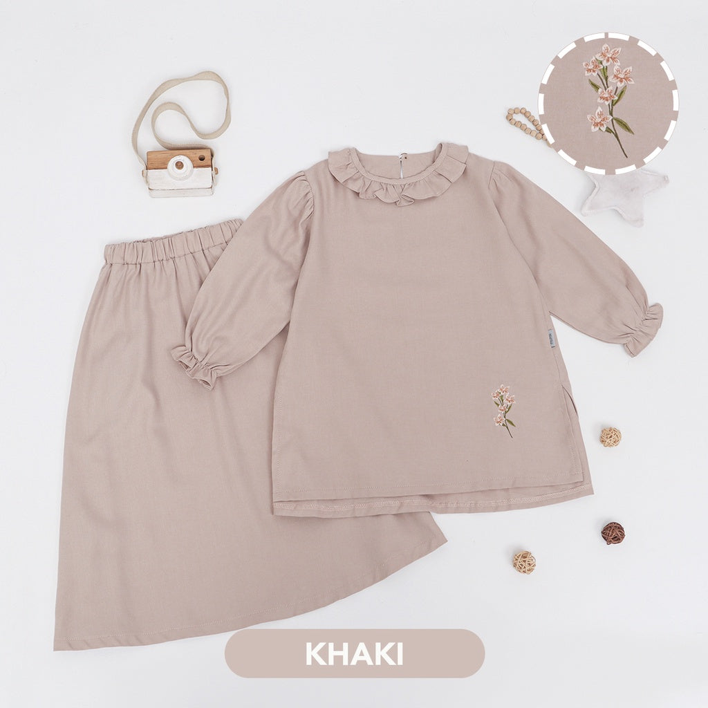 Mooi Setelan Anak Perempuan Raya Collection Rayya Tunik Set V1