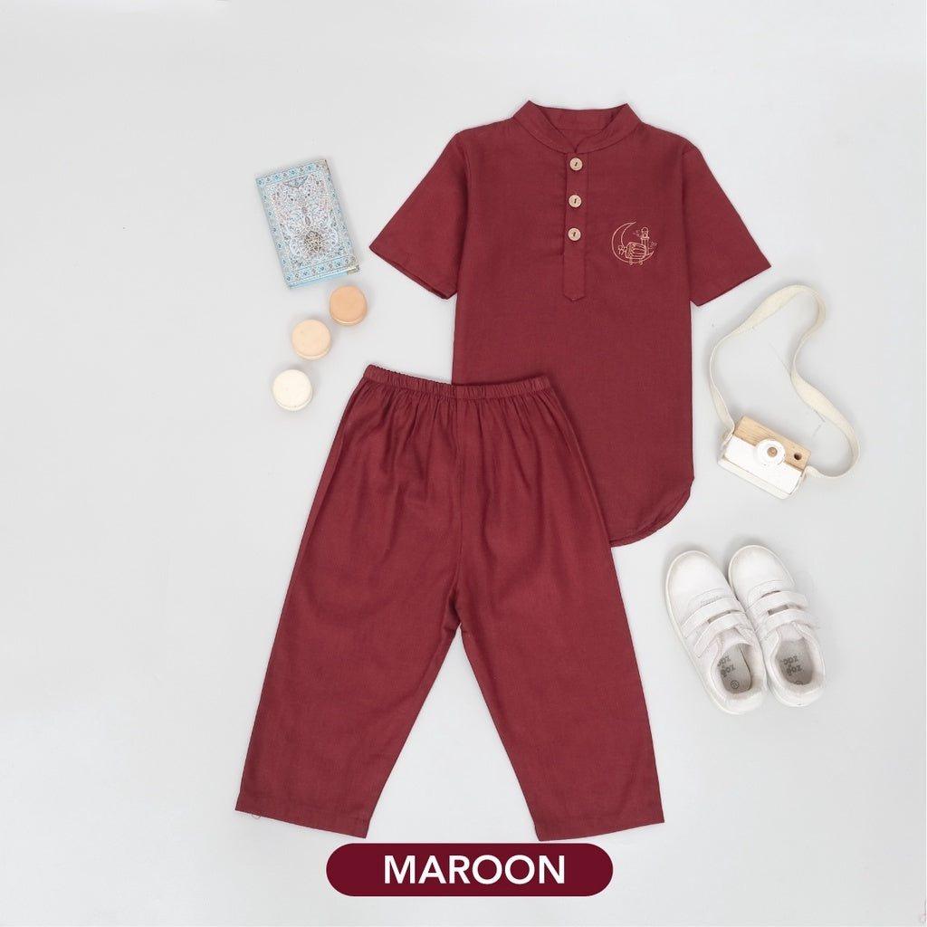 Mooi Adam Koko Set Setelan Koko Anak Raya Collection V1
