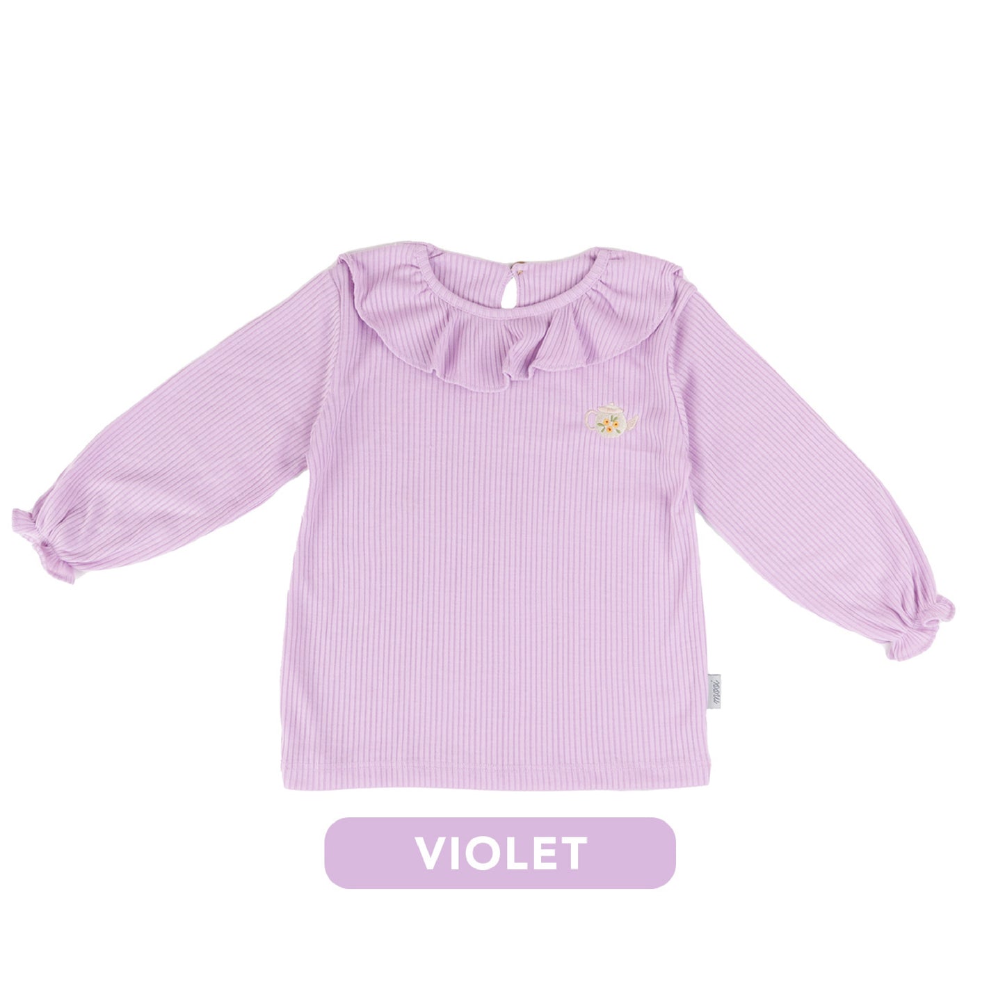 Mooi Atasan Anak Perempuan Mia Top Rib V1