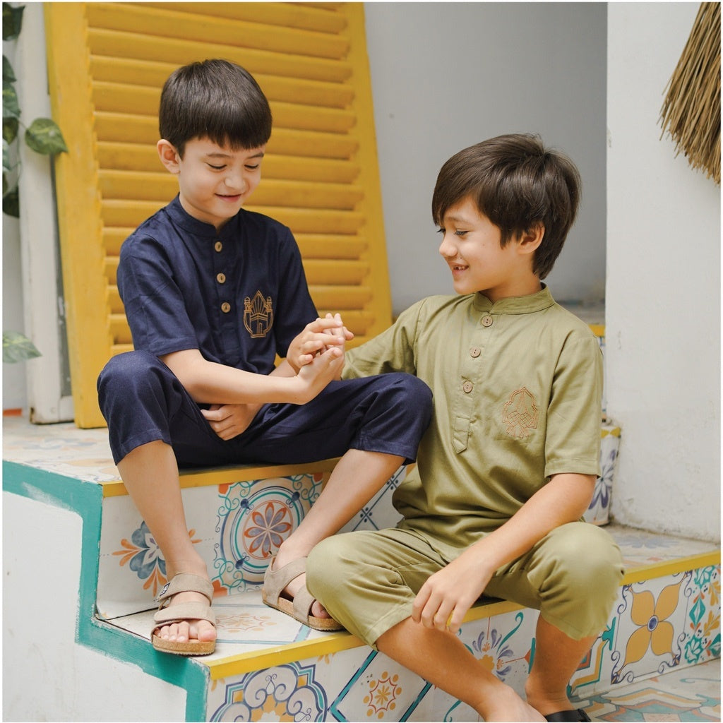 Mooi Adam Koko Set Setelan Koko Anak Raya Collection V1